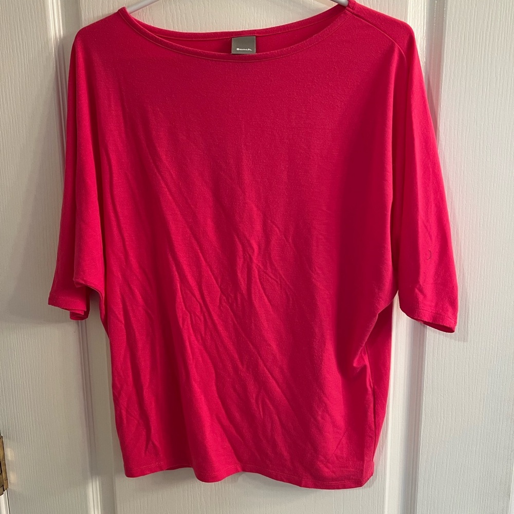 Bench Women's Vibrant Pink Short Sleeve Top